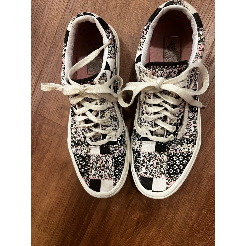 Vans Old Skool Patchwork Flloral women's size 9